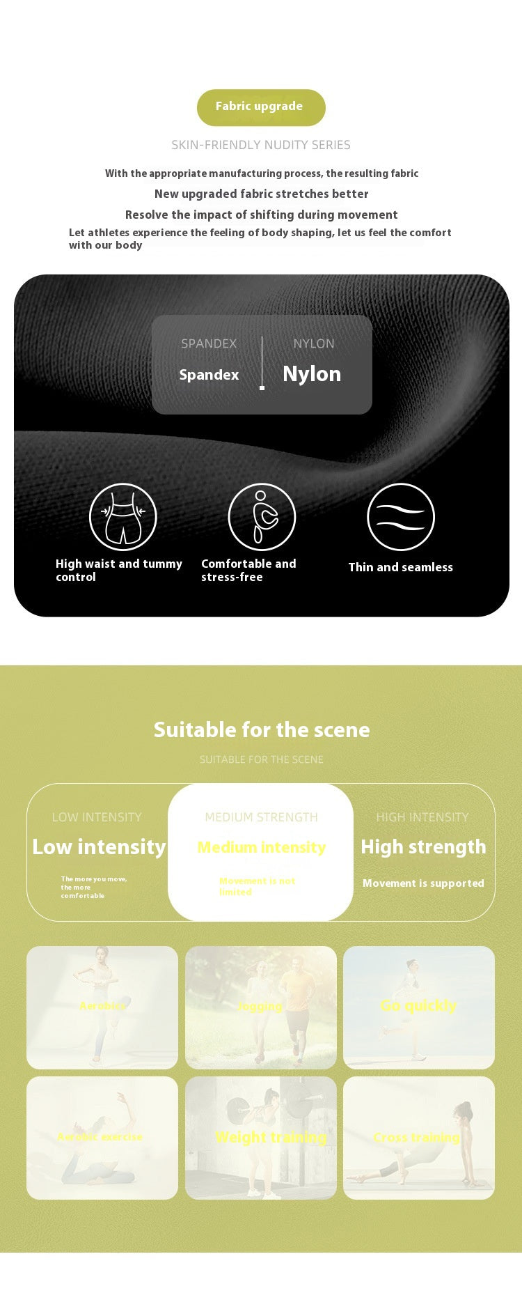 Yoga Clothes Suit Sports High Waist Workout Clothes