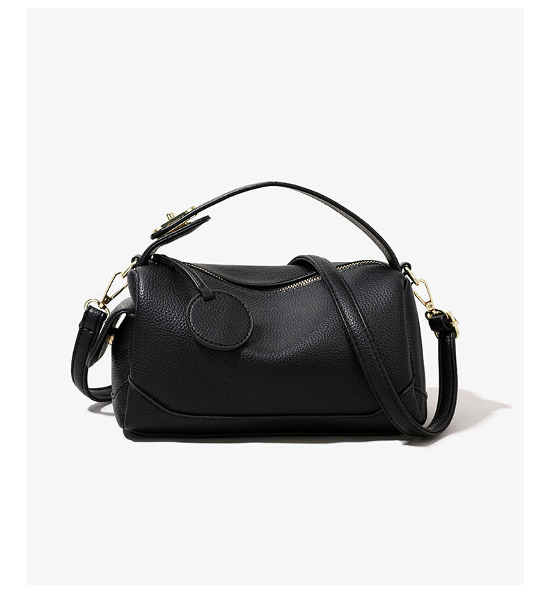 Crossbody Soft Leather Large Capacity Pillow Bag Women's Portable Shoulder Bag