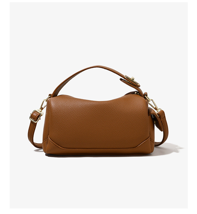 Crossbody Soft Leather Large Capacity Pillow Bag Women's Portable Shoulder Bag