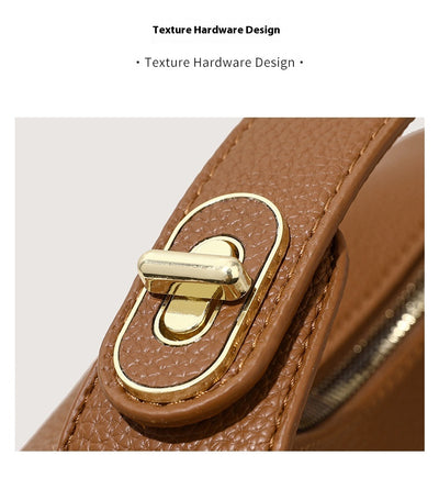 Crossbody Soft Leather Large Capacity Pillow Bag Women's Portable Shoulder Bag