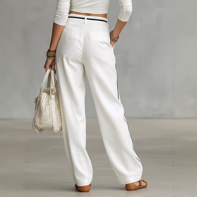 Womens Fashionable Casual Loose-fitting Versatile Trousers