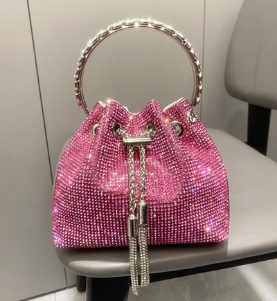 European And American Shiny Diamond Handbag For Women