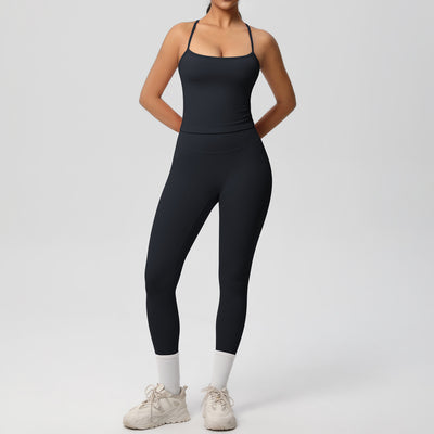 Back Tight Exercise Yoga Clothes Suit