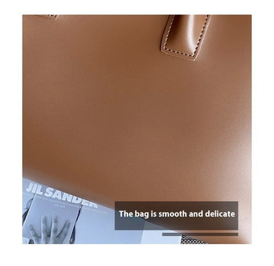 Fashion Women Shoulder Bags Large Capacity Handbags Simple Retro Tote Bags Solid Color Famous Brand High Quality Bags
