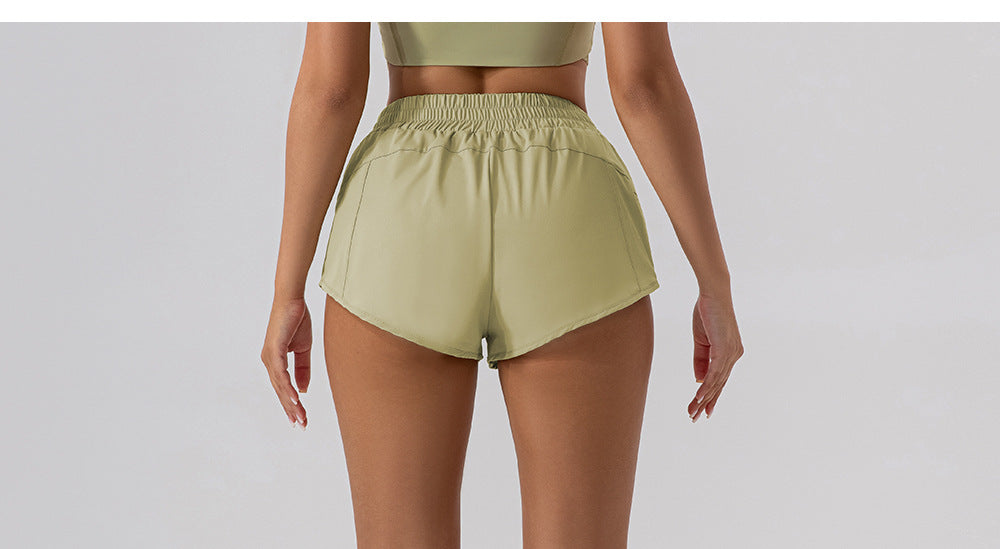 Women's Loose High Waisted Yoga Shorts