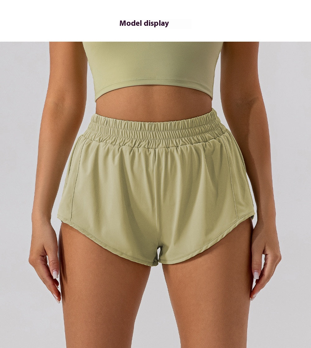 Women's Loose High Waisted Yoga Shorts