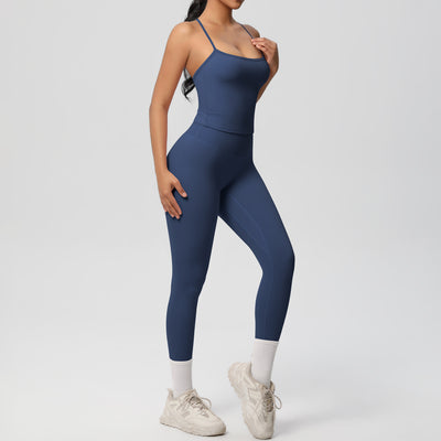 Back Tight Exercise Yoga Clothes Suit