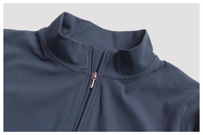Zip-up Long-sleeve Yoga Bodysuit Fitness And Workout One-piece
