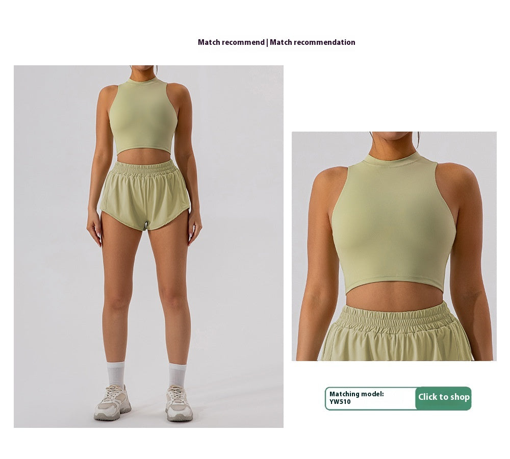 Women's Loose High Waisted Yoga Shorts