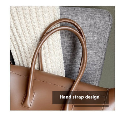 Fashion Women Shoulder Bags Large Capacity Handbags Simple Retro Tote Bags Solid Color Famous Brand High Quality Bags