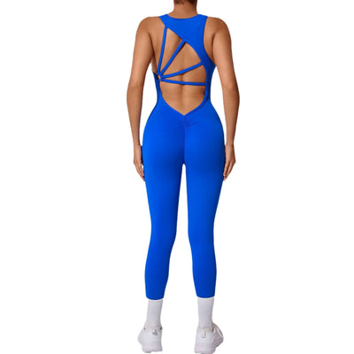 Women's One-piece Yoga Sleeveless Jumpsuit