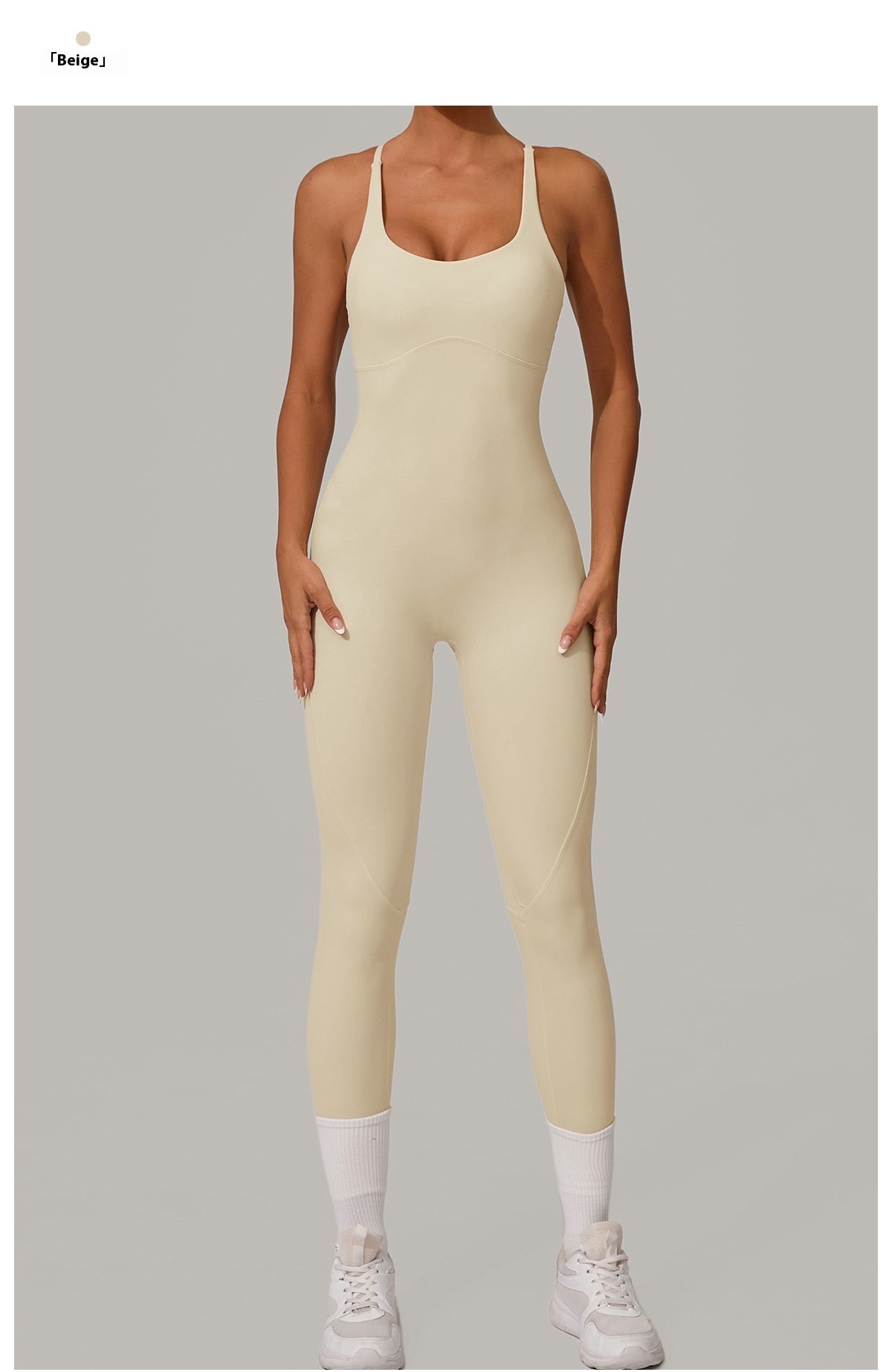 Women's Solid Color Casual Cross Back Summer Jumpsuit