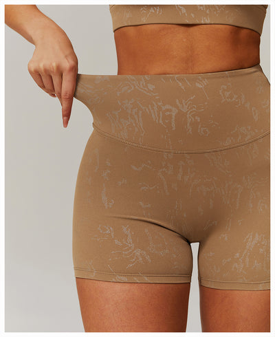 Women's Bronzing Casual Tight Yoga Shorts