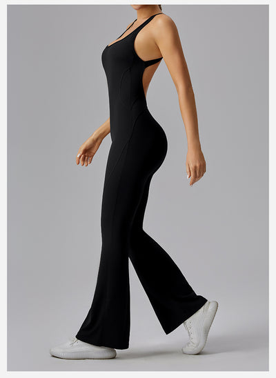 European And American Backless Sleeveless Jumpsuit Women