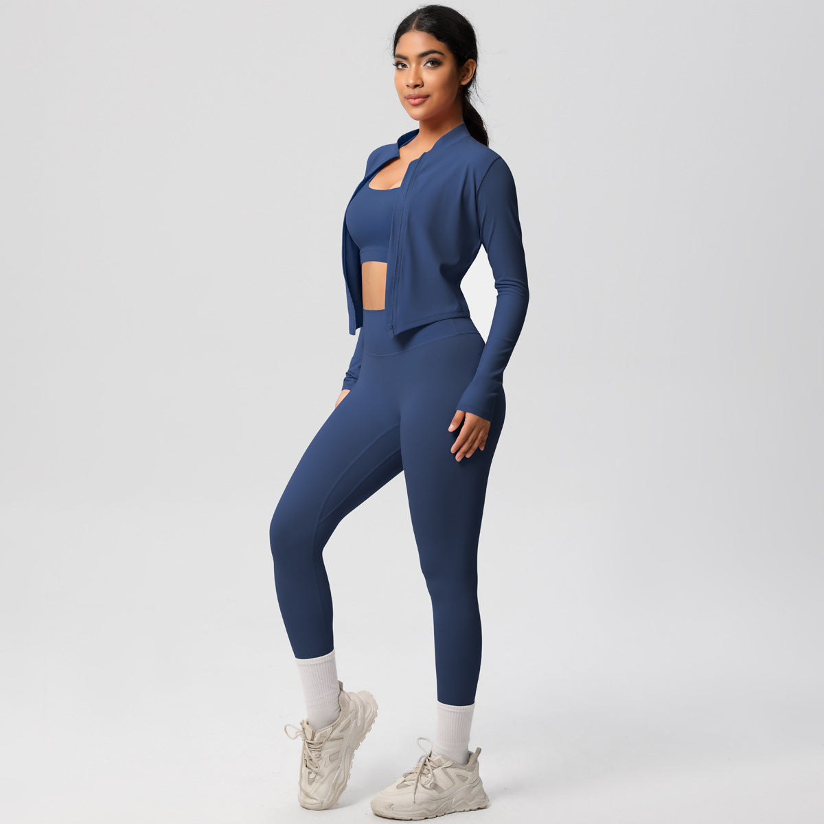 Outdoor Sports Tight-fitting Yoga Outfit Set