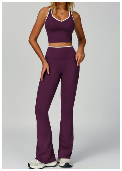 Women's Sports Suit Skinny Yoga Clothes Fitness Suit