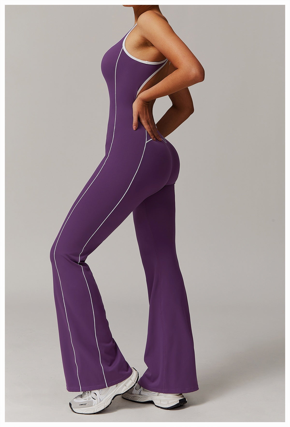 European And American Hollow Beauty Back Yoga Clothes Dance Sports Jumpsuit