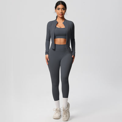 Outdoor Sports Tight-fitting Yoga Outfit Set