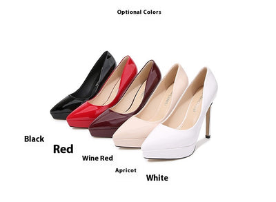 Pointed Toe Catwalk Fashion Career Stilettos High Heels
