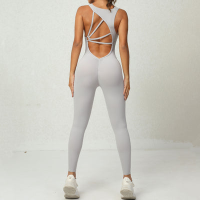 Women's One-piece Yoga Sleeveless Jumpsuit