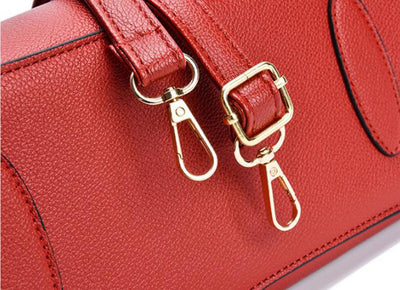Women's Shoulder Bag With Leaf Pendant Fashion Silk Scarf Handbag