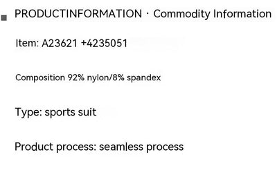 New Products In Stock Quick-drying Yoga Suit Sports Vest Yoga Shorts