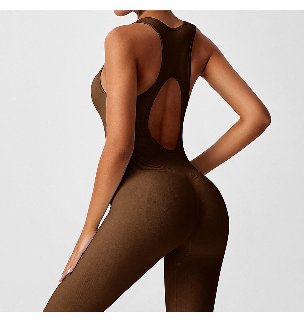 One-piece Yoga Pants Running Fitness Jumpsuit