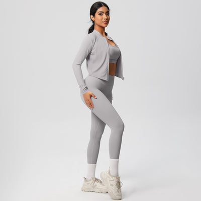 Outdoor Sports Tight-fitting Yoga Outfit Set