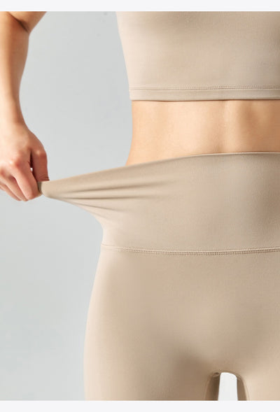 Four-point Yoga Shorts Summer High Waist Seamless Fitness Exercise Tight Cycling