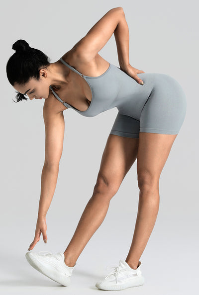 Women's Fashion Seamless Thread Yoga Jumpsuit