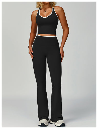 Women's Sports Suit Skinny Yoga Clothes Fitness Suit