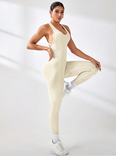 Cross-strap Pants Quick-drying Yoga Jumpsuit